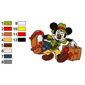 Mickey Mouse Embroidery 11